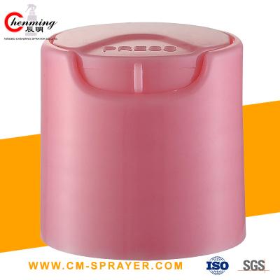 China Silver Pink Plastic Cosmetic Bottle Caps Lids 24/415 24-410 Dispensing Cap Black for sale