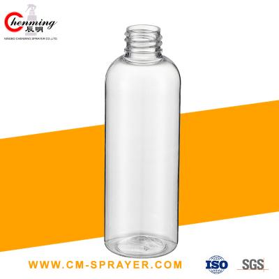 China Gel Sanitizer Hand Wash Pet Bottle Pump 250ml 100ml Clear Round Press  Container for sale
