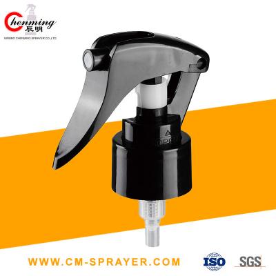 China 20/410 28/410 24/410 Mini Trigger Sprayer negro 24/410 cabeza de la botella del rociador del disparador en venta
