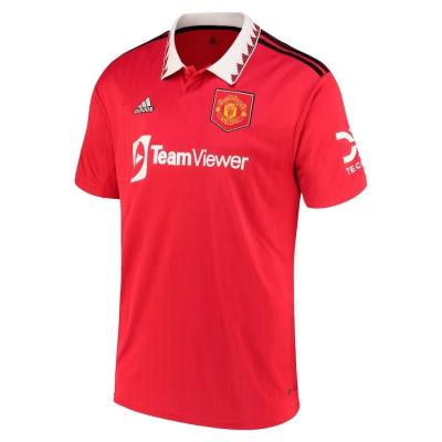 中国 赤いサイズXSのS MのManutdのフットボールのキットのManutdの新しい家のワイシャツ2022/23 販売のため