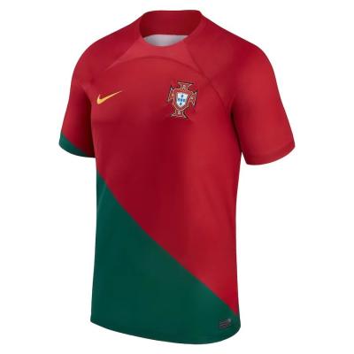 China Jérsei nacional vermelho de Team Football Jersey Cristiano Ronaldo Portugal das luvas de Raglan à venda