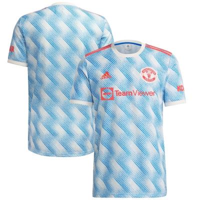 中国 S M Aeroready Polyester Man Utd Away Kit Tagless Short Sleeve Man U Away Kit 販売のため
