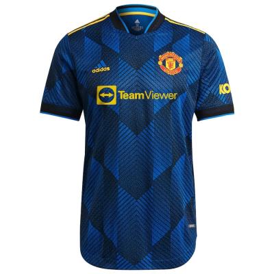 中国 短い袖のManutdのフットボールのキット2021マンチェスター・ユナイテッドの2022年の第3ワイシャツ 販売のため
