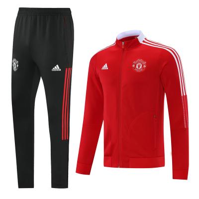 China Red Manchester United Bomber Jacket Pants Black 2021 for sale