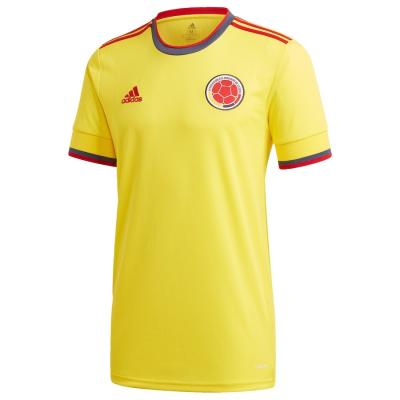 China Colombia National Team Football Jersey Short Sleeve Soccer Jersey Home Shirt For 2022 World Cup for sale