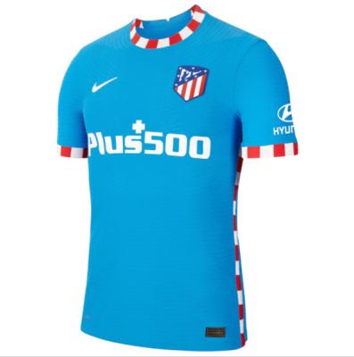 China Dri FIT Polyester Atletico De Madrid Jersey Third Shirt 2021/22 for sale