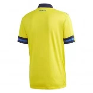Chine La Suède jaune Team Football Jersey Home Kit national 2020 à vendre