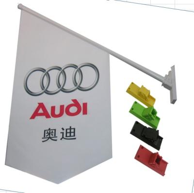 China double sides printing wall flag with pole for sale