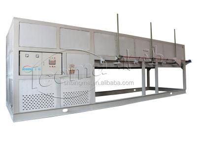 China R22 R404A Direct Cooling Block Ice Machine Fresh Water 10 Tons Industrial for sale
