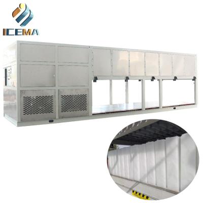 China Fresh Water 10T Industrial Block Ice Maker Machine 10000kg 10T/24H for sale