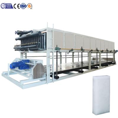 China Automatische 25 ton industriële ijsblokvervaardigingsmachine Directe koeling Te koop