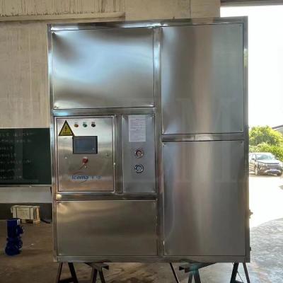 China cubo de hielo grande automático de la máquina de hacer hielo industrial 3T/24h para la cafetería/la bebida/la industria/la fábrica de hielo en venta