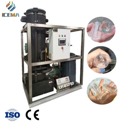 China Automatic&high quality 5000kg tube ice making machine high output ice factory ice plant en venta