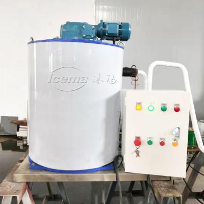 China 1 Tons Commercial Seawater Flake Ice Machine 400kg 380V for sale