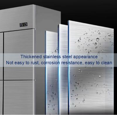 China 1350L Commercial Refrigeration Equipment Double Doors Upright Freezer Vertical à venda