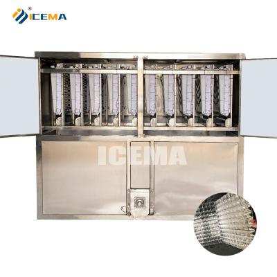 China Industrial 5 Ton 10 Tons Ice Cube Making Machine with 19X21X6 Ice Grid Number from ICEMA for sale