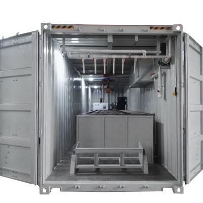 Κίνα 2000 KG Air-cooled Container Block Ice Machine for High Productivity and Competitive προς πώληση