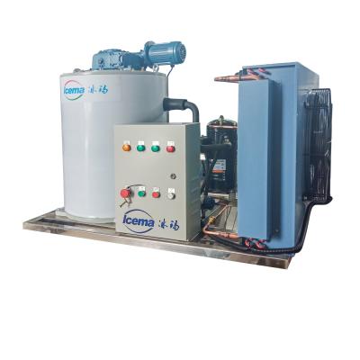 China Flake Ice Making Machine for High Productivity in Industrial Fishing Operations for sale