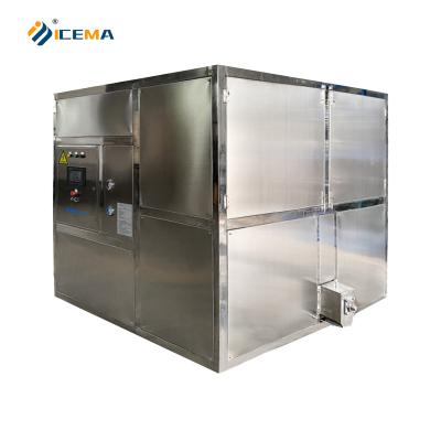 中国 PU Insulation 3000kg Industrial Ice Cube Maker Machine for Commercial Applications 販売のため
