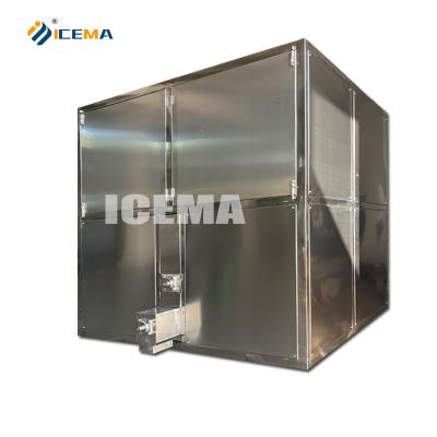 China 2T Ice Cube Machine Industrial 1860W Ice Maker Crystal for Ice Storage 2TON Benefit en venta