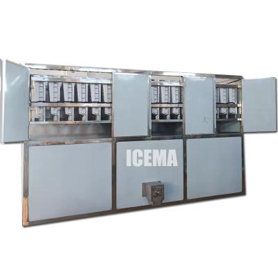 Chine 5000kg/day Industrial Ice Cube Making Machine 5ton Capacity with Shell Tube Cooling à vendre