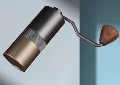China Amoladora de café manual de la manija plegable Adjustable Double Bearing en venta