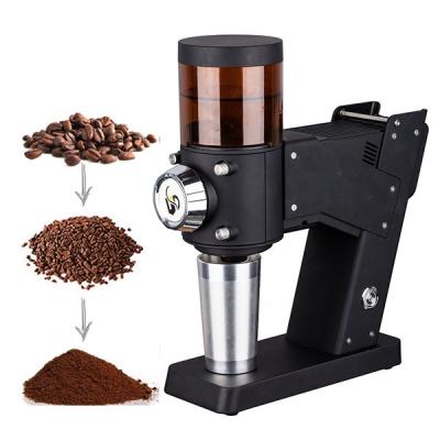 China Aluminium ABS Plastic Commercial Coffee Grinder Coffee Bean Burr Espresso Grinder for sale