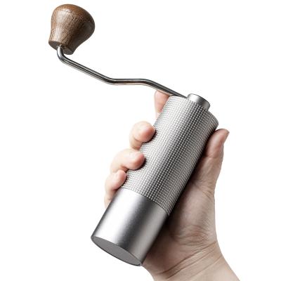 China Modern Aluminum Manual Coffee Grinder Customized Logo For Commercial for sale