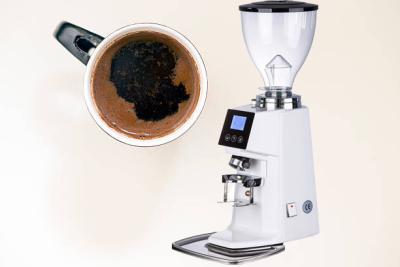 China Commercial Flat Tooth Burr Coffee Grinder Espresso Coffee Bean Grinder for sale