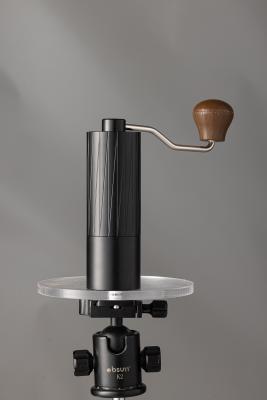 China Stainless Steel Hand Crank Coffee Grinder Ceramic Burrs Adjustable Setting for sale