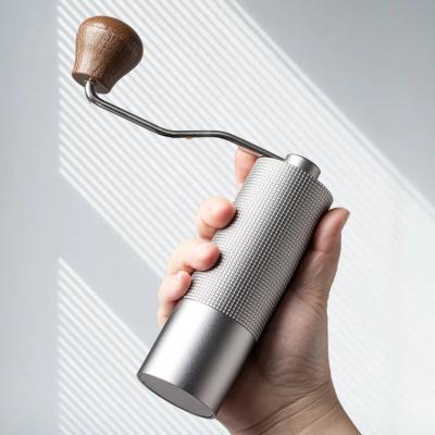 China Portable Mini Small Hand Manual Burr Coffee Grinder Stainless Steel Homeuse for sale