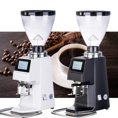 China Aluminium Alloy 370W Touch Screen Coffee Grinder With 64mm Grinding Disc Te koop