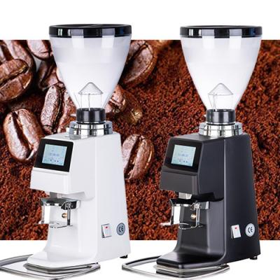 China Commercial Touch Screen Coffee Grinder 1.7kg Capacity 64mm Grinding Disc à venda