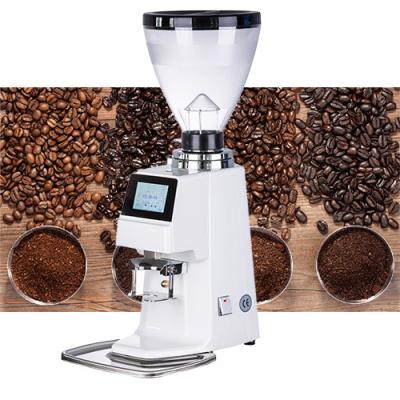 中国 64mm Touch Screen Coffee Grinder 20 - 25kg/H Grinding Speed 1.7kg Capacity 販売のため