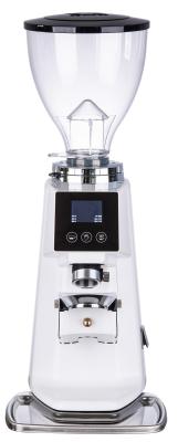 China 1400RPM Motor Commercial Coffee Grinder With Flat Burrs Grinding Method Safety Protection en venta