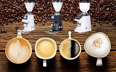 中国 65*28*39cm Doserless Coffee Grinder Machine Commercial For Professional Settings 販売のため