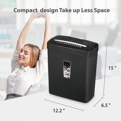 Quality C220P 6 sheets Commercial Cross Cut Shredder 13L Basket Document Paper Shredder for sale