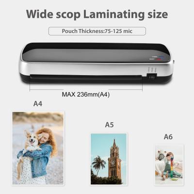 China AC110V/60Hz Office Laminator Machine For 3-6 Mins Warm Up Time for sale