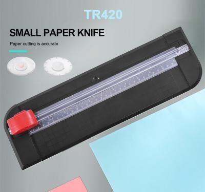 China Wave Blade-Stil Schwerlast-Guillotine-Papierschneider für Heimpapierschneider 392*138*62mm zu verkaufen