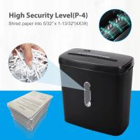 Quality Confidentiality Protection Cross Cut Paper Shredder For Home Use 11Liter for sale