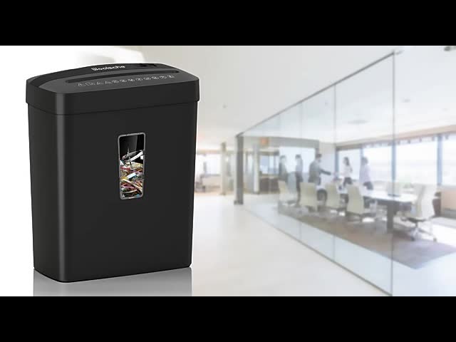 2.5m/Min Compact Commercial Paper Shredder Reverse Function 4*39mm Shred Size