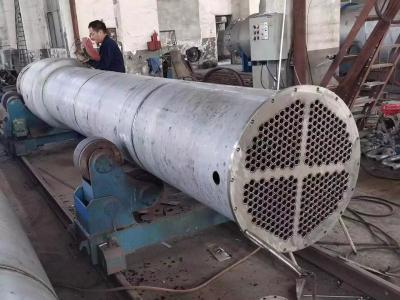 Chine coquille titanique et échangeur de chaleur d'échangeur de chaleur de bobine/titaniques de tube pour le dessalement d'eau de mer à vendre