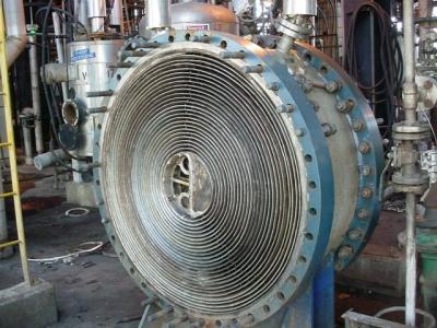 中国 チタニウムのニッケル塩素の企業のための螺線形シートの管の熱交換器 販売のため