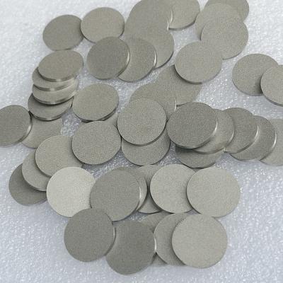 China Titanium Sintered  Round Discs Porous Materials for sale