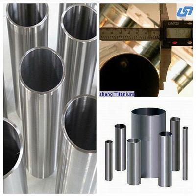China Gr7 Titanium Pipe ASTM B338 High Cost For Container Equipment Te koop
