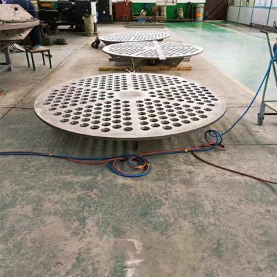 China Titanium Steel Composite Tube Sheet for Chemical Fiber Engineering Ti Heat Exchanger for sale