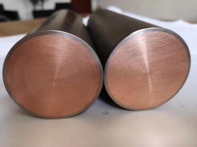China Barra de cobre folheada de titânio 6,35-44,45 mm para hidrometalurgia de galvanoplastia por eletrólise à venda