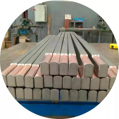 China 3.0mm-85mm Ti Clad Copper Bar ASTM B432 For Electrolysis Electroplating for sale