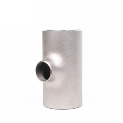 China factory welding titanium pipe BW Titanium Reducing Tee Fitting for sale
