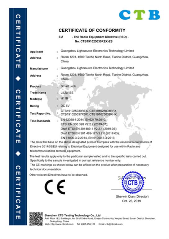 CE - Guangzhou Light Source Electronics Technology Limited